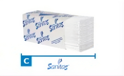 TOALLA INTERDOBLADA SANITAS BLANCO 20 PAQx= 2,000 PZS M:92231